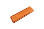 Dreyer & Dreyer Short Pen Sleeve For 1 Pen Cognac With Purple Stitch