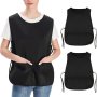 1pc Unisex Hairdressing Apron Adjustable Polyester Salon Apron With Pocket Professional Barber Stylist Work Wear Durable Makeup Artist Apron