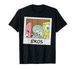 Nickelodeon Mens Classic Nickelodeon Spongebob Squarepants Bros T Shirt Black Small Us