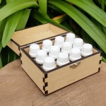 Wooden Box With 12 Essential Oils Escentia Products