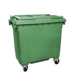 Wheelie Bin Plastic 4 Wheel 770L Green Wheelie Bin 770L-GREEN