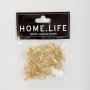 Curtain Hooks 50 Piece Brass Plated