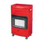 Alva 3-PANEL Luxurious Infrared Indoor Gas Heater Red