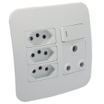Switched Wall Socket - White - Buy Online At 7 Triple 7