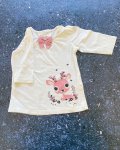 H&m Pink Deer Long Sleeve Top 2 4M