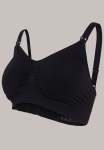 Carriwell Seamless Adjustable Padded Maternity & Nursing Bra - Extra Large Black