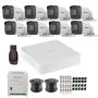 Hikvision 8 Channel 1080P Complete Kit - No Hdd - 2 Roll