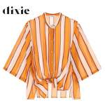 Striped Shirt - Orange M