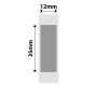 NB397 - NIIMBOT - B18 / N1 - 12X35MM - 170 SILVER LABELS