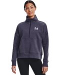 Women's Ua Rival Fleece Zip - Tempered Steel Sm