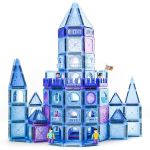 356 Pieces Magnetic Building Tiles Magic Blocks - Frozen Castle