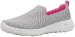 Skechers Women's Go Walk Joy Sneaker Grey pink 8.5