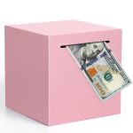 Adults Piggy Bank Must Break To Open Unbreakable Stainless Steel Piggy Bank For Adults Metal Savings Box For Cash Saving Pink 4.