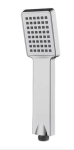 Shind High Pressure Abs Chromed Square Bathroom Handheld Shower Head