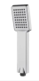 Shind High Pressure Abs Chromed Square Bathroom Handheld Shower Head
