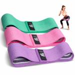 Resistance Bands Set Exercise Bands With Non-slip Design For Hips & Glutes 3 Levels Workout Bands For Women And Men Booty Bands