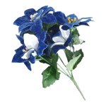 Blue 5 Flower Poinsettia Bush 30CM