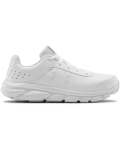 Grade School Ua Assert 8 Uniform Synthetic Running Shoes - White White White 4.5