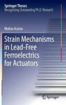 Strain Mechanisms In Lead-free Ferroelectrics For Actuators Hardcover 1ST Ed. 2016