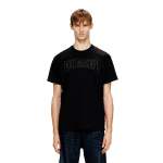 Diesel Mens T-NORM-V10 Regular T-Shirt 9XX Black - Black 2XL
