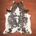 Aa Grade Cow Hide 365 Brown white XL - Extra Large Brown white Panelled