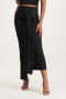 Savannah Wrap Tie Detail Skirt - Black - XS