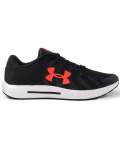 Men's Ua Micro G Pursuit Bp Running Shoes - Black phoenix Fire 10