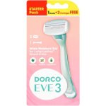 Dorco Eve 3 Handle & 2 Cartridges Starter Pack