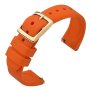 Annefit Silicone Watch Bands Quick Release Rubber Sport Strap 20MM With Classic Gold Clasp Orange