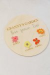 'granny's Garden' Wooden Plaque - Afrikaans