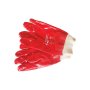 Glove - Pvc - Knit Wrist - Red - 27CM - 3 Pack