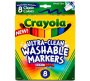 Crayola - 8 Ultra Clean Broadline Washable Markers