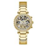 Guess Solstice Gold Tone Multi-function Ladies Watch GW0403L2