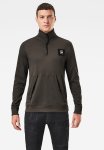 G-star Raw Half Zip Track Tweeter T Ls - Asfalt