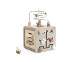 Wooden Activity Cube- Nougat