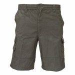 Sterling Pull On Cargo Shorts 24CM Charcoal