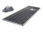 Dell KM7321W Wireless Multimedia Keyboard And Mouse Set Us International Qwerty Grey