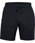 Men's Ua Qualifier Speedpocket Branded 7" Linerless Shorts - Black Black Black LG