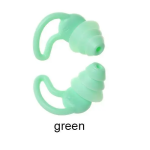 Sharkfin Non-slip Earplugs - Green