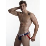 Pump Mesh Jock-strap Navy And Red