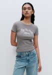 Ribbed T-Shirt - Grey & Passe Une Bonne Journ E