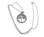 Stainless Steel 28MM Tree Of Life Pendant Medalion On 2.6MM Twist Chain