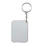 Sublimation Blank Purple Polymer Keyring Rectangle