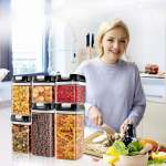 6 Pieces Airtight Food Storage Containers Set