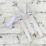 Suspenders – White