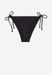 Tie Tanga Bikini Bottoms - Black