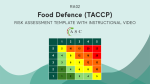 Food Defence Taccp Risk Assessment Template With Instructional Video RA02