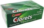 Clorets Original Mint Chewing Gum - Fresh Breath 56 Pieces Original Mint Chewing Gum