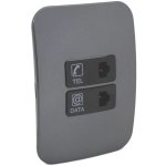 Telephone And Data Socket Complete - Gun Metal - Buy Online At 7 Triple 7