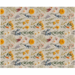Printed Runner Embroidery Wildflowers